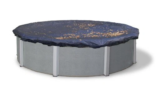 BWC508 24-ft Round Leaf Net Above Ground Pool Cover,Black, 24-Feet