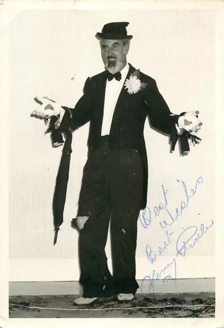 Vintage Signed Autograph Photo - Unknown Theatre Actor - Henry Ridler?