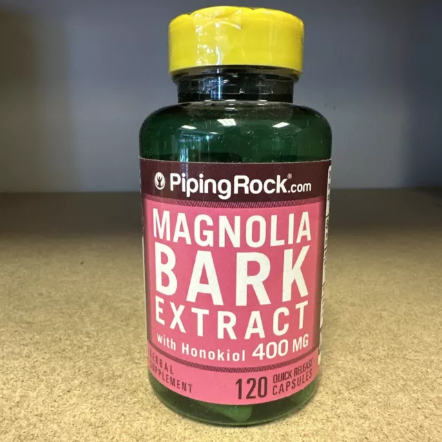 Magnolia Bark Herbal Extract Honokaiol Anxiety Stress Sleep 120 Capsules 400mg