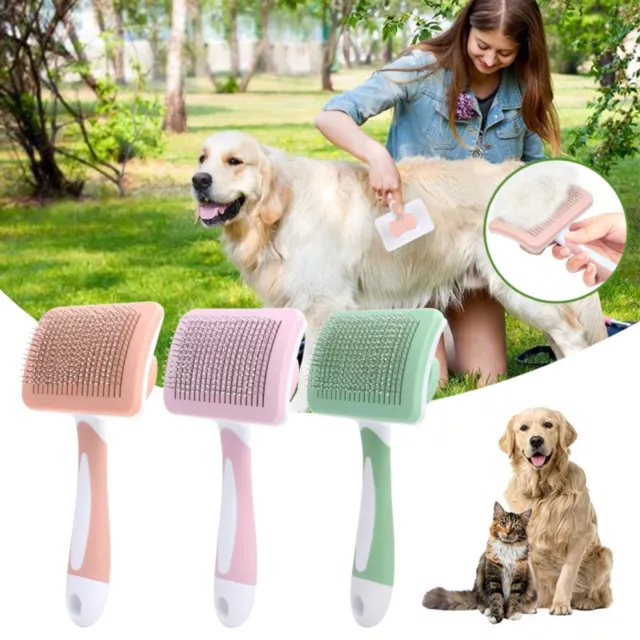 Dog Brush Professional Grooming Hair Slicker Shedding Long & Short Hair for pet