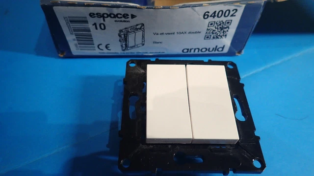 Arnould Espace Evolution 64002 - Double Interrupteur Va et Vient