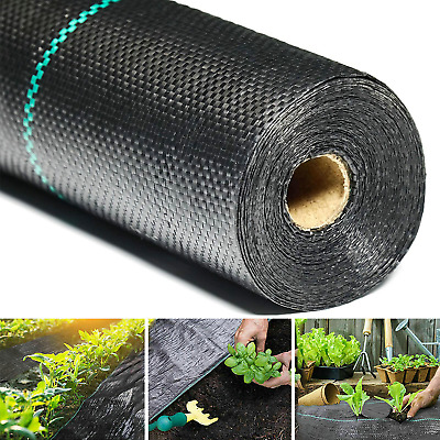 Membrane Weed Controller Fabric Heavy-duty Ground Cover Landscape Barrier Garden