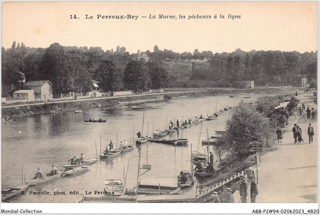 ABBP2-94-0162 - LE PERREUX-BRY - la marne - les pecheurs a la ligne