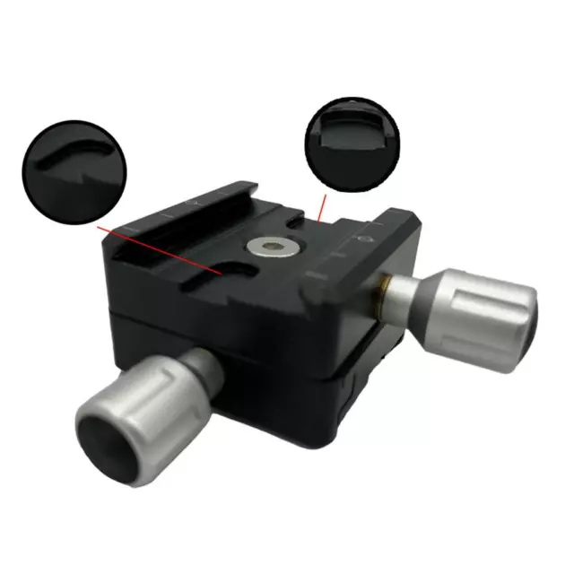 Piastra a sgancio rapido Qr-50B da 50 mm con adattatore per morsetto per