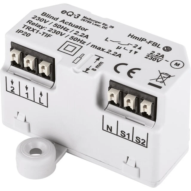 ELV Bausatz Homematic IP Jalousieaktor Unterputz HmIP-FBL, für Smart Home / Haus