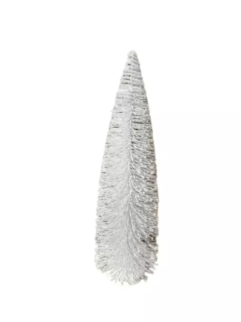 18" White Bottle Brush Tree by Ashland®