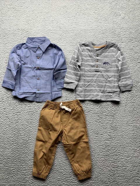 Simple Joys by Carter's Infant 3 Piece Playwear Set Baby Boy Size 18 Months