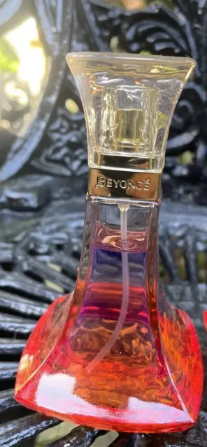 BEYONCE HEAT RUSH Perfume x 1 Only. 50ml 1 x Orange Bottle 20.00