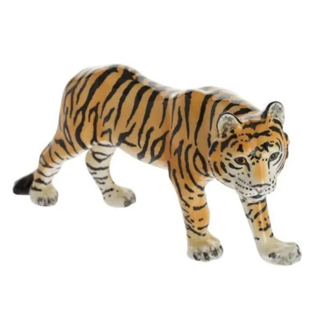 John Beswick Hand Painted Ceramic Bengal Tiger Figurine JBNW1 APPROX ;10cm High