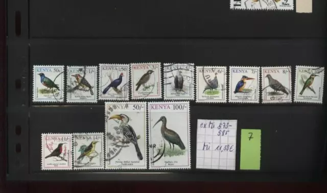 Faszination Afrika  Vögel schöne Auswahl aus Kenya ,  Lot 7 ,  13 Stück,  Top