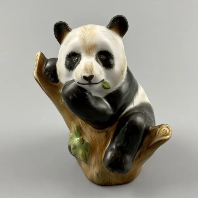 Herend Guild Panda Bear Figurine 2002 Smithsonian Signed Bak Zsolt Natural Color