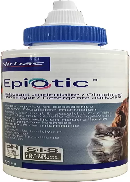 Epi-Otic Ear Cleaner for Dogs and Cats 125 Ml