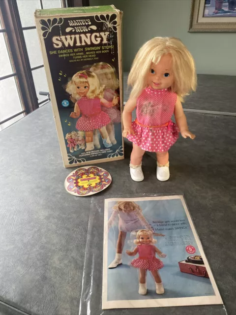 1967 Mattel handstand Tiny Swingy Doll