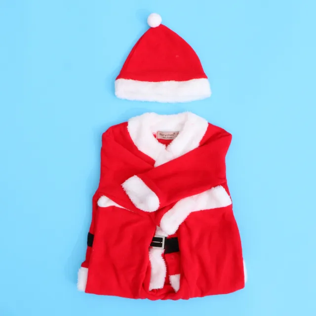 1 set 75 cm altezza carino bambini abito Babbo Natale festa cosplay