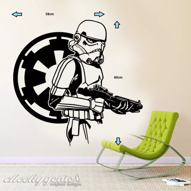Star Wars Empire Stormtrooper Wall Art Sticker/Decal