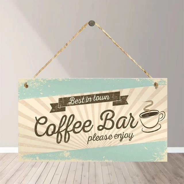 Putuo Decor Coffee Targa in metallo vintage Targa in metallo Poster da parete per cucina Bar Caffetteria Camera Ptura in ferro retrò  15