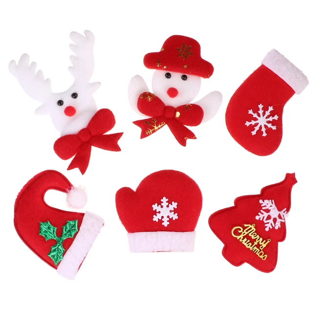 24 piezas Navidad Artesanía Navidad Navidad Hágalo usted mismo Kit de materiales