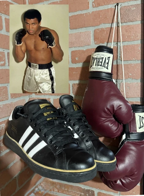 SIZE 8.5 - adidas Ali Classic x Muhammad Ali Low Black  display picture 1