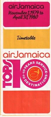 Air Jamaica timetable 1979/11/01
