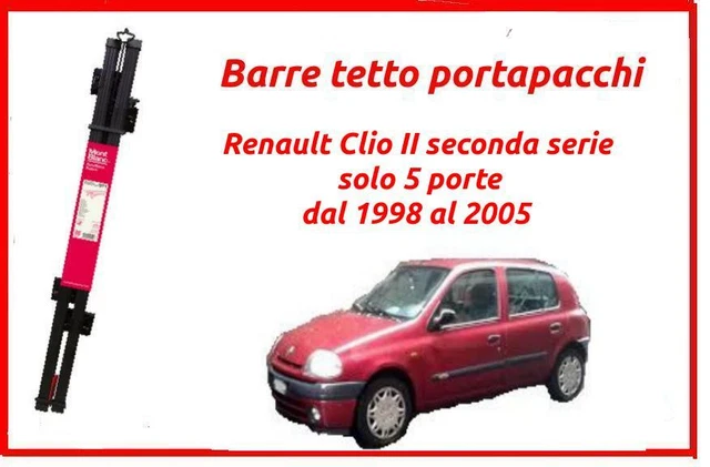 Barre Portapacchi Da Tetto Per Renault Twingo III 5 Porte (2014) – Pronte Al Montaggio, Senza Predisposizioni