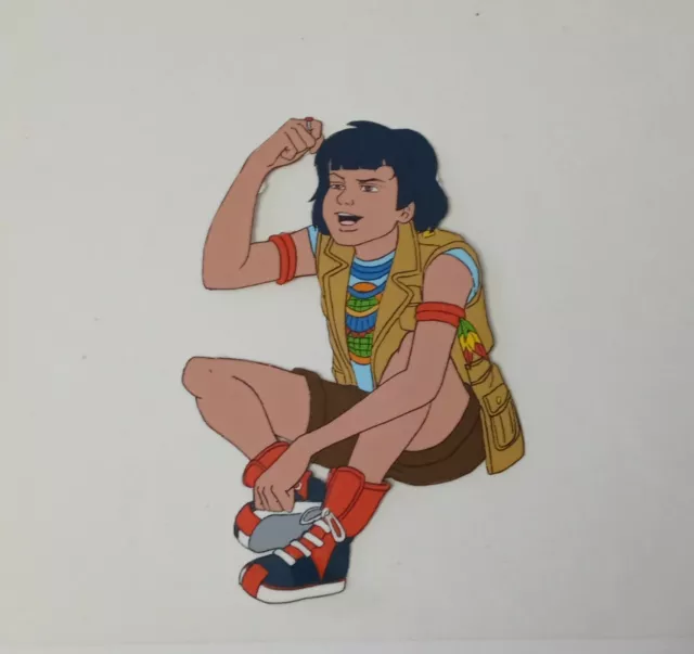 Captain Planet - Production Cel - Ma-Ti Crouched in Anger - 90-96 2