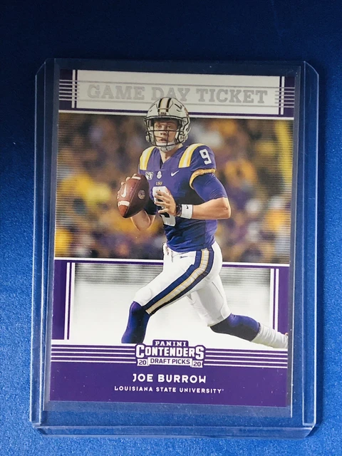 2020 Panini Contenders Draft Picks - Game Day Tickets Game Ticket #1 Joe Burrow