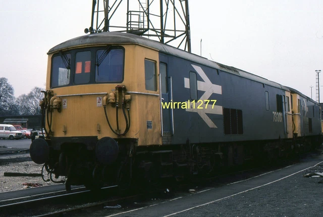 ORIGINAL RAILWAY SLIDE Class 73 73001 at 03.87 £2.50 - PicClick UK