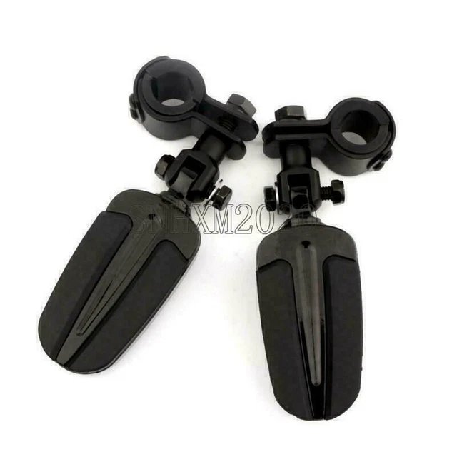 1" to 1-1/4" Engine Guard Highway Foot Pegs For Kawasaki Suzuki Honda Yamaha