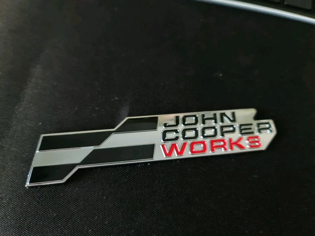Emblema Portellone Mini In Metallo – Logo John Cooper Works (JCW) 135mm Per Clubman E One - Foto 6