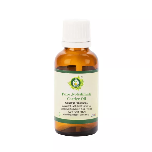 Pure Jyotishmati Huile Celastrus Paniculatus et Naturel Uncut Pour Peau Cheveux