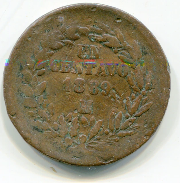 Mexico Centavo 1889 Mo   lotjun4123