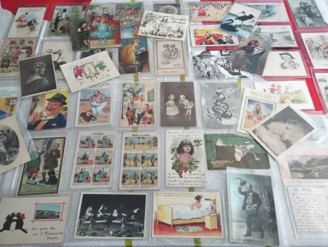 lot de 50 cartes postale Ancienne thèmes  divers et varié voir photo  lot cpa