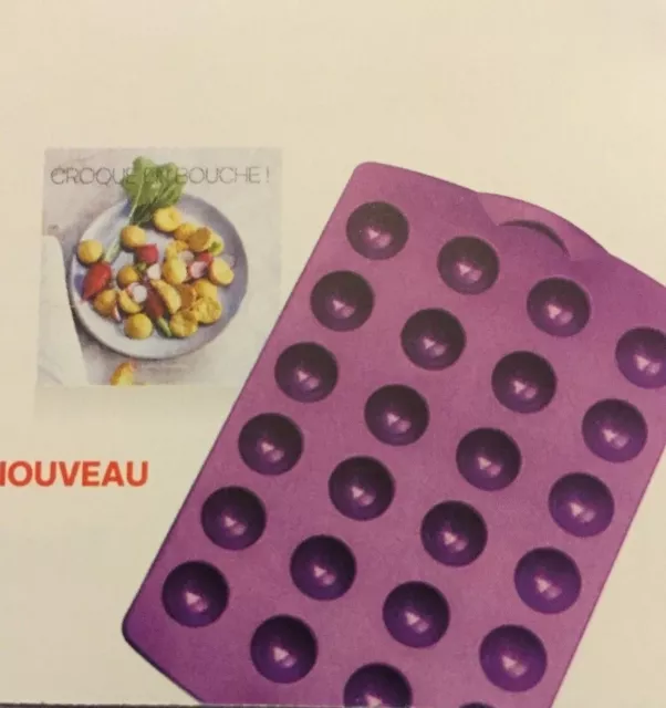 NOUVEAU & LOT DE 2 MOULES SILICONE MINI FOOT + LIVRET RECETTES