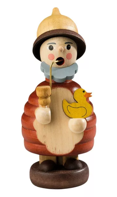 Räuchermann Rauchermann Waldwichtel mit Ente Erzgebirge 10 cm