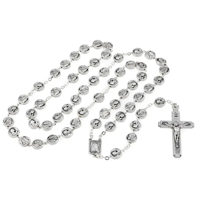 Rosary Metal Beads Our Lady of Lourdes