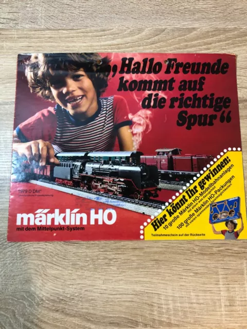 Märklin H0 Flyer von 1979 / Neuwertig /Neuheiten/Prospekt /Katalog / Original