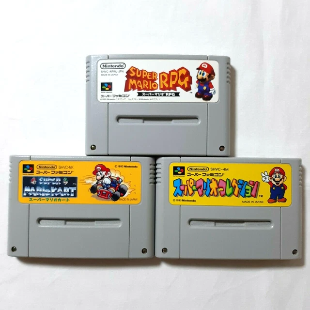 SUPER MARIO RPG COLLECTION KART SNES Nintendo Super SFC Jeux