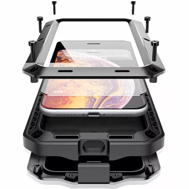 GORILLA Metal Case For iPhone 15 14 13 12 Pro Max SE Heavy Duty Cover Shockproof