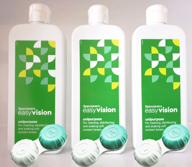 3 X SPECSAVERS CONTACT LENS Easy Vision MULTI PURPOSE SOLUTION 250ml