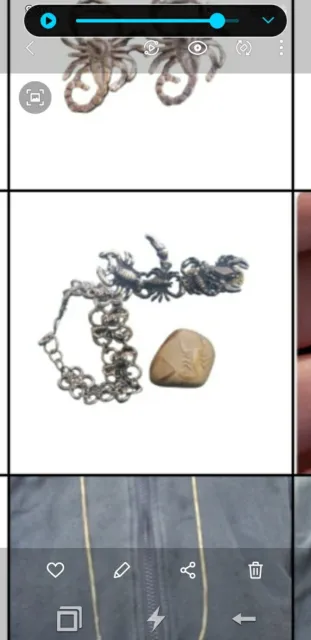 scorpion jewelry and stone lot of 6