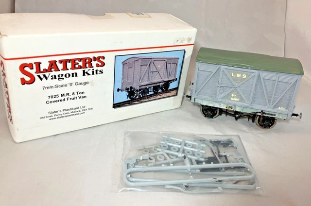 SLATERS KIT BUILT painted O Gauge 8T 7025 M.R. Covered fruit van pre ...