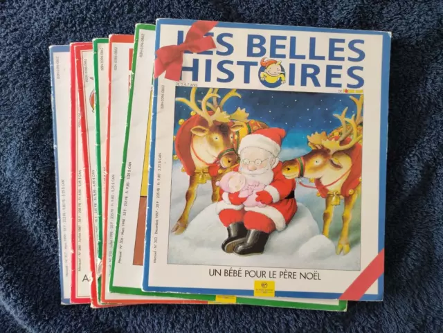 7 livres anciens " les belles histoires de pomme d'api " années 1997 1998 1999