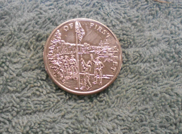Landing Of The First Fleet  Australian 1988  Medal
