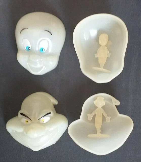 Figurine Publicitaire Quick 1994 - Casper Le Fantôme Avec Aspirateur, Occasion