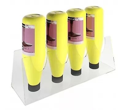 E-308 EPT-B  PrŽsentoir acrylique Topping pour 4 bouteilles - Dimensions : 39 x