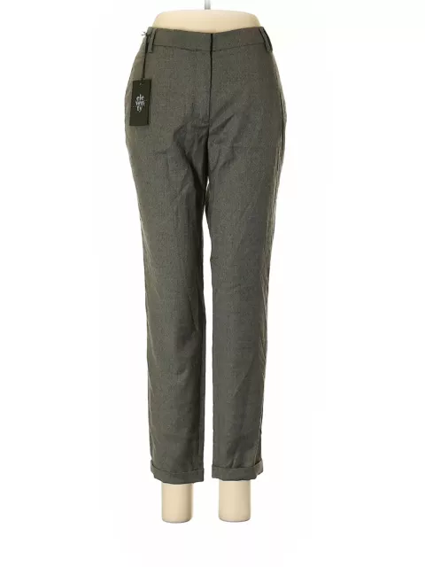 NWT Eleventy Women Gray Wool Pants 42 eur