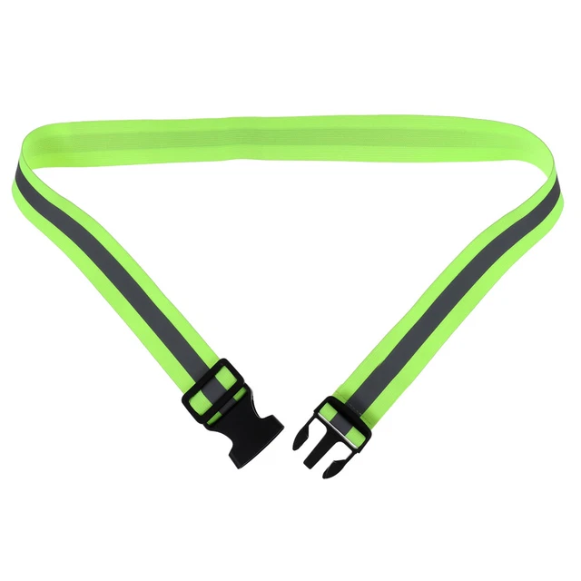 Ceinture Réfléchissante LED Pour Marche Nocturne - Taille Unique, Vert, Piles Incluses