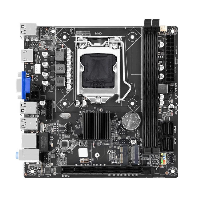 COMPUTER DESKTOP MOTHERBOARD ITX Motherboard 9x USB2.0 M.2 NVMe 5.1 ...
