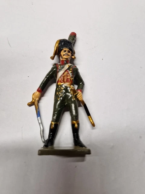 Soldat de plomb premier empire - Napoléon 1er - 4 dragons à pied de la