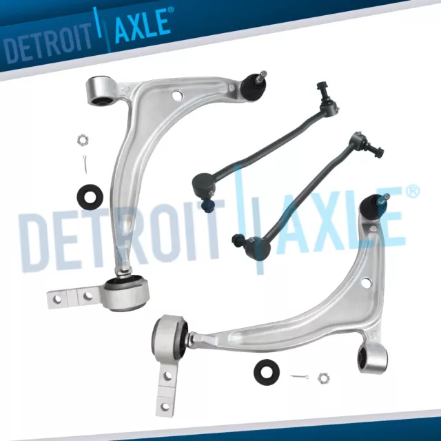 4pc Front Control Arm w/Ball Joint + Sway Bar Link Kit for Nissan Altima Maxima